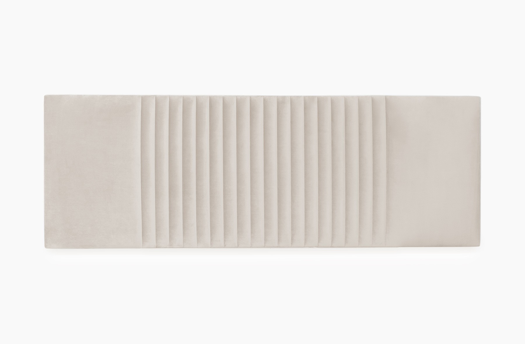 Cabecero Ribs en color Beige, vista 1