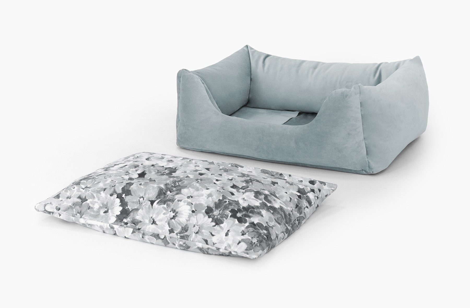 Cama para mascotas cojín fuera