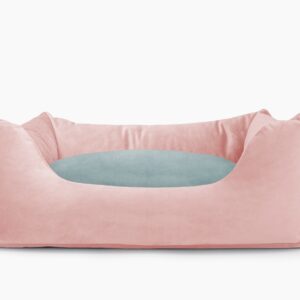 Cama para mascotas en color Rosa Palo con cojín Agua sin bordado