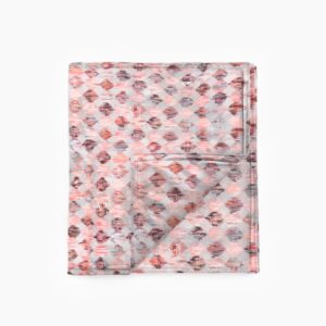 Plaids en color Rombos Rosa con reverso en color Rombos Rosa
